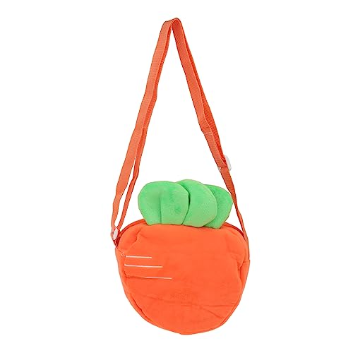 Yardenfun Mini-umhängetasche Karotte Aus Segeltuch Damen Handtasche Orange Umhängetasche in Karottenform Für Alltag Und Shopping von Yardenfun