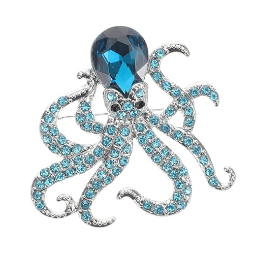 Yardenfun Moderne Brosche mit Funkelnden Strasssteinen Langlebige Legierungsanstecknadel Einzigartiges Tier Design Stylisches Accessoire für Kleidung Party und Alltag von Yardenfun