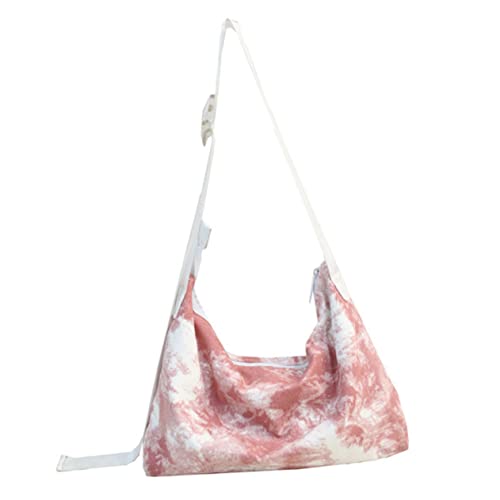 Yardenfun Modische Batik-canvas-schultasche – Damen-umhängetasche Umhängetasche Für Die Schule Lässige Handtasche von Yardenfun