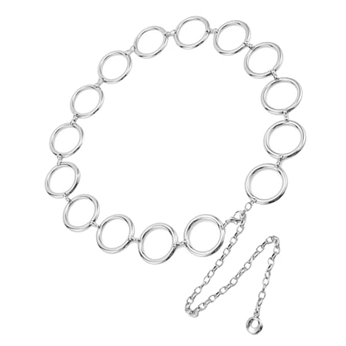 Yardenfun Modische Taillenkette Gürtel Taillenkette Schmuck Für Frauen Bauchketten Für Die Taille Gürtelkette Taillenketten Für Kleid Taillenkette Silberne Körperkette von Yardenfun