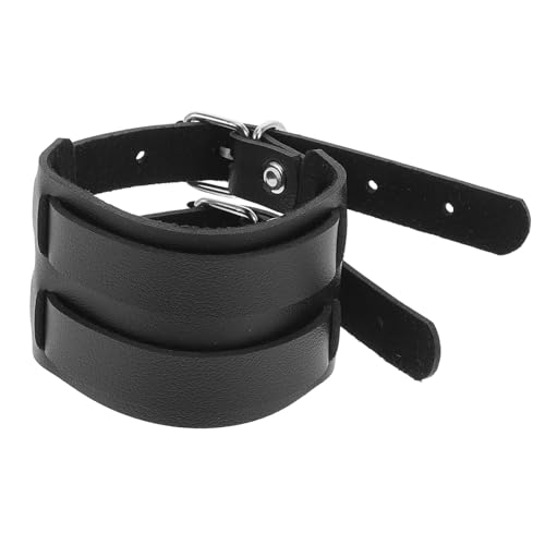 Yardenfun Modisches Punk Armband Verstellbarer Riemen Sicheres Schnallensystem Einzigartiger Vintage Mode Statements für Herren von Yardenfun