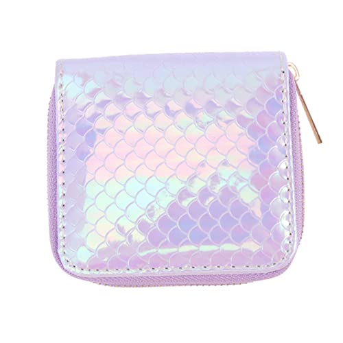 Yardenfun Meerjungfrau-muster Geldbeutel Aus Pu Zipper Geldbörse Für Damen Minimalistische Handtasche Für Münzen Schlüssel Kleine Accessoires Für Alltag Und Freizeit von Yardenfun