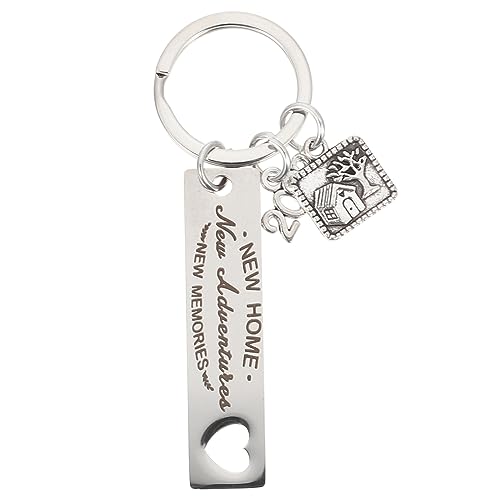 Yardenfun Schlüsselanhänger Für Neues Zuhause Schlüsselanhänger Mit Bedeutungsvoller Gestaltung Einweihungsgeschenk Für Hausbesitzer Und Neue von Yardenfun