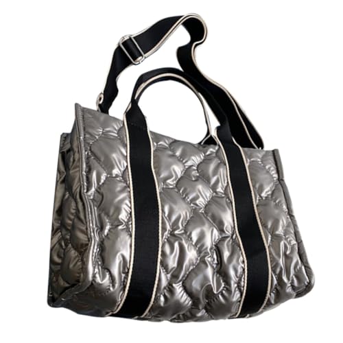 Yardenfun Nylon Schultertasche Damen Medium Tote Bag Modisch Langlebig Für Alltag Shopping Strand Party von Yardenfun