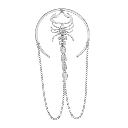 Yardenfun Offene Armmanschette Einstellbar Silberfarbenes Gothic Design Perfekter Schmuck Für Hochzeiten Besondere Anlässe Einzigartiges Yardenfun Offene Armmanschette Einstellbar Silberfarbenes Gothic Design Perfekter Schmuck Für Hochzeiten Besondere Anlässe Einzigartiges von Yardenfun