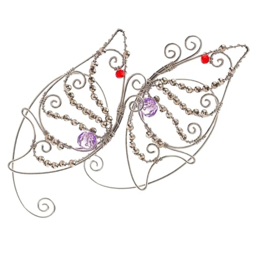 Yardenfun Ohrringe Ohrclips Damen Ohrmanschetten Nicht Durchbohrt Strass Schmetterling Ohrschmuck Komfortabel Verstellbar Für Alltag Und Party von Yardenfun