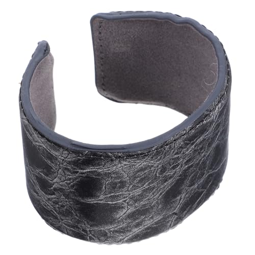Yardenfun PU Armband Damen Halbarmreif Offenes PU Armband mit Glatter Oberfläche Verstellbarer Breiter Manschetten Schmuck für Büro Freizeit Partys und Reisen von Yardenfun