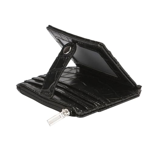 Yardenfun Herren Geldbörse mit Reißverschluss PU Kartenetui RFID Sicher Praktische Münzbörse für Geld und Karten von Yardenfun