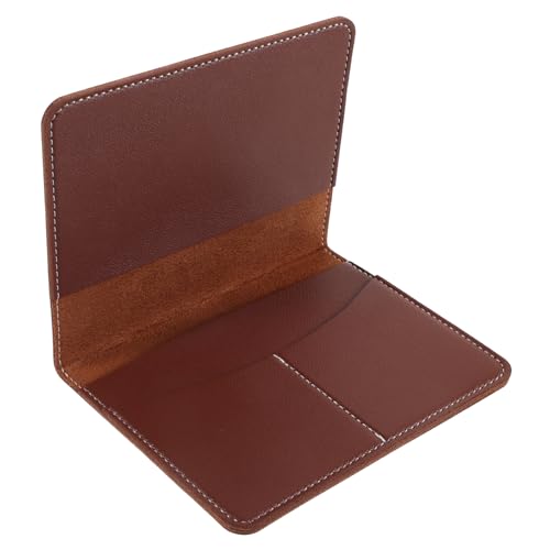 Yardenfun PU Reisepasshülle Braun Leichter Tragbarer Reisepass und Kartenhalter Vielseitige Schutzhülle für Reiseunterlagen Ticket und Dokumentenaufbewahrung Reiseaccessoire für Damen und von Yardenfun