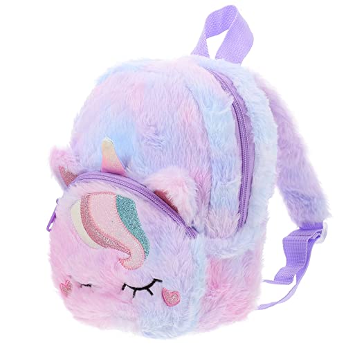 Yardenfun Plüsch Rucksack für Kinder Einhorn Kleiner Schultasche Praktische Schultertasche Büchertasche für Mädchen für Kindergarten und Reisen Yardenfun Plüsch Rucksack für Kinder Einhorn Kleiner Schultasche Praktische Schultertasche Büchertasche für Mädchen für Kindergarten und Reisen von Yardenfun