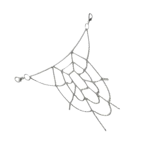 Yardenfun Punk Hosenkette Metall Verstellbar Spinnennetz Design Vintage Kettengürtel Damen Herren Jeans Accessoire Modisch Robust Vielseitig Einsetzbar von Yardenfun