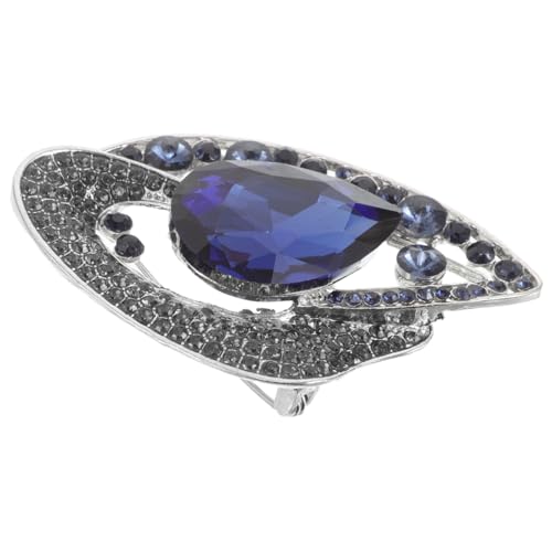 Yardenfun Strass-brosche Für Damen Vintage-anstecknadel Aus Legierung Mit Kristallen Passend Für Mantel Jacke Schal Und Verschiedene Anlässe von Yardenfun