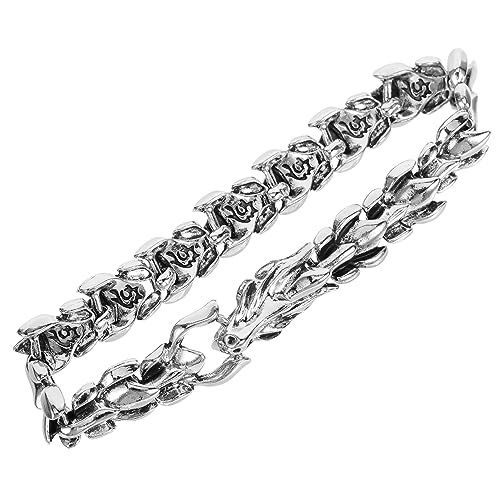 Yardenfun Retro Drachen Armband für Männer Verstellbares Handgelenkschmuck mit Schickem für Casual Party Vintage Drachen Look von Yardenfun