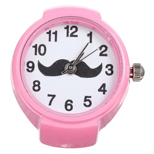 Yardenfun Fingerring Glitzerring Uhr Für Damen Und Herren Elastische Fingeruhr Runde Ringuhr Mit Glänzendem Design von Yardenfun