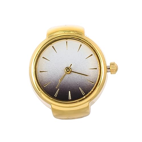 Yardenfun Modische Goldene Armbanduhr Elastisch Quarz Stilvolle Fingeruhr Für Damen Festliche Anlässe Yardenfun Modische Goldene Armbanduhr Elastisch Quarz Stilvolle Fingeruhr Für Damen Festliche Anlässe von Yardenfun