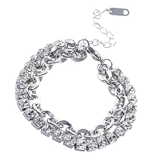 Yardenfun Schichtarmband mit Perlen Anhänger Verstellbares Elegantes Damen Armband für Besondere Anlässe für Muttertag Weihnachten Jubiläen von Yardenfun