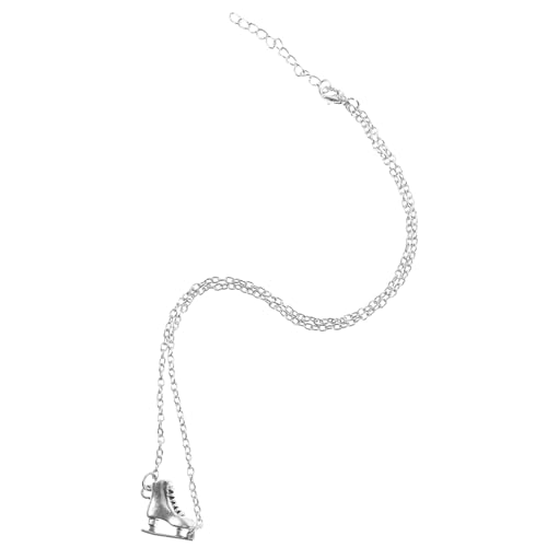 Yardenfun Schlittschuhlaufen Kreative 3D Schlittschuh Halskette Schlittschuh Halskette Schlittschuh Stiefel Halskette Lustige Halskette Einzigartige Halskette Anhänger Halskette von Yardenfun