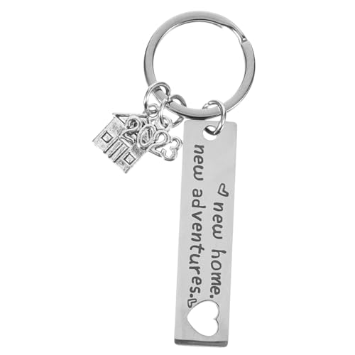 Yardenfun Edelstahl-schlüsselanhänger-Clip Niedlicher Schlüsselanhänger Für Neues Zuhause Schlüsselanhänger Haken Tasche Zum Aufhängen von Yardenfun