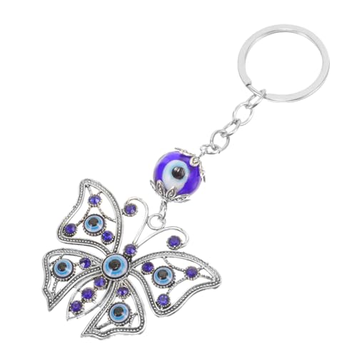 Yardenfun Schlüsselanhänger Autozubehör Mit Bösem Blick Taschenanhänger Mit Bösem Blick Autodekor des Bösen Blicks Handtaschenverzierung Zauber des Bösen Blicks Augenanhänger Legierung von Yardenfun