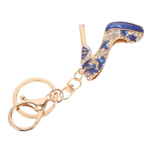 Yardenfun Schlüsselanhänger High Heel Aus Filz Hochhackiger Schuh Schlüsselring mit Buchstaben und Strass Dekoration für Handtasche Geldbörse oder Auto Einzigartiger Damenaccessoire von Yardenfun
