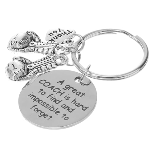 Yardenfun Schlüsselanhänger Für Cute Keychain Schlüsselbund Gravierter Schlüsselanhänger Autoschlüssel-Ornament Danke Schlüsselanhänger Rucksack-schlüsselanhänger Schlüsselanhänger Silver Legierung von Yardenfun