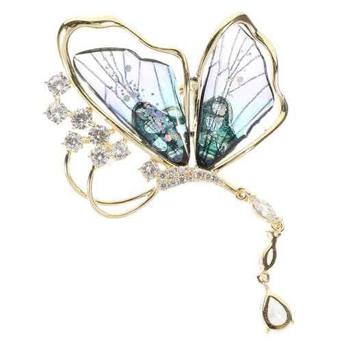 Yardenfun Schmetterling Brosche Pin Transparent Flügel Mode Anstecknadel Vielseitig für Kleidung Taschen Accessoire Damen Yardenfun Schmetterling Brosche Pin Transparent Flügel Mode Anstecknadel Vielseitig für Kleidung Taschen Accessoire Damen von Yardenfun