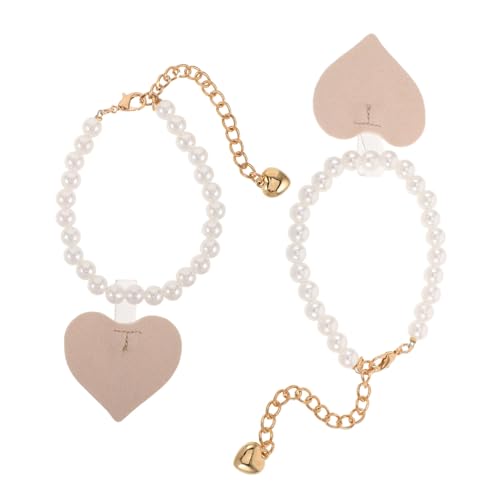 Yardenfun Schnürsenkelzubehör Mit Strasssteinen Und Kunstperlen Fußkettchen Für High Heels Rutschfeste Schuhclips Mit Verstellbarer Schnalle Elegantes Schuhschmuck-accessoire Für Damen von Yardenfun