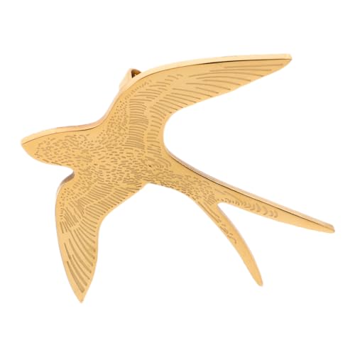 Yardenfun Brosche Schwalbenbrosche Metallbrosche Für Damen Schalbrosche Brustbrosche Ohne Nähen Dekorative Brosche Für Mäntel Schals Und Kleider von Yardenfun