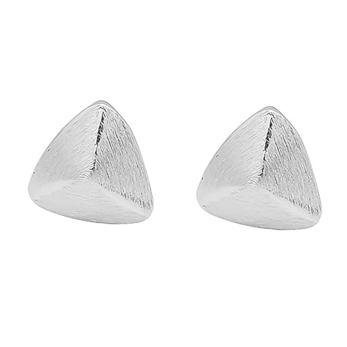 Yardenfun Silber Dreieck Ohrringe Ohrstecker Damen Geometrisch Minimalistisch Modisch Hautverträglich Elegant Für Alltag und Geschenk von Yardenfun