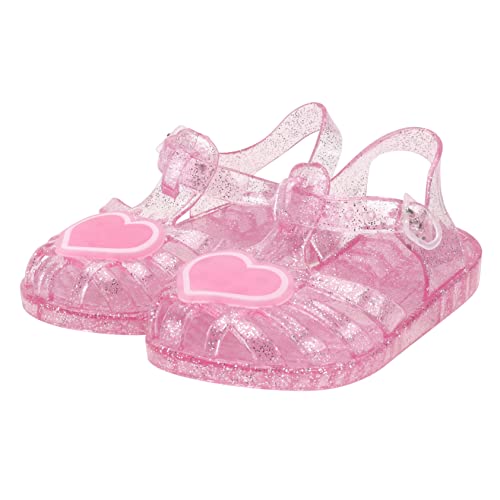 Yardenfun Slippers Rote Jelly Sandalen Atmungsaktive Sommer Hausschuhe Für Junge Mädchen Strand Freizeit von Yardenfun