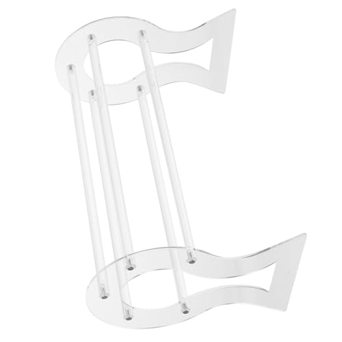 Yardenfun Stirnbandhalter für Damen Robuster Haarschmuck Organizer Platzsparend Eleganter Tischständer Vielseitig für Haarbänder und Accessoires Transparent von Yardenfun