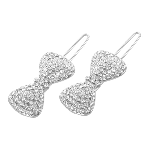 Yardenfun 2stücke Glitzernde Schleifen-haarspangen Für Damen Haltbare Haarschmuck Barrettes Aus Funkelnde Haaraccessoires Für Verschiedene Anlässe Silberfarben Yardenfun 2stücke Glitzernde Schleifen-haarspangen Für Damen Haltbare Haarschmuck Barrettes Aus Funkelnde Haaraccessoires Für Verschiedene Anlässe Silberfarben von Yardenfun