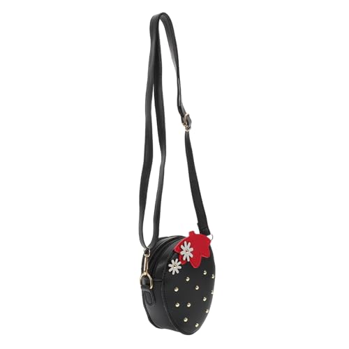 Yardenfun Süße Erdbeer Umhängetasche für Multifunktionale Geldbörse PU Material Lustiges Design für Münzen Spielsachen Kawaii von Yardenfun