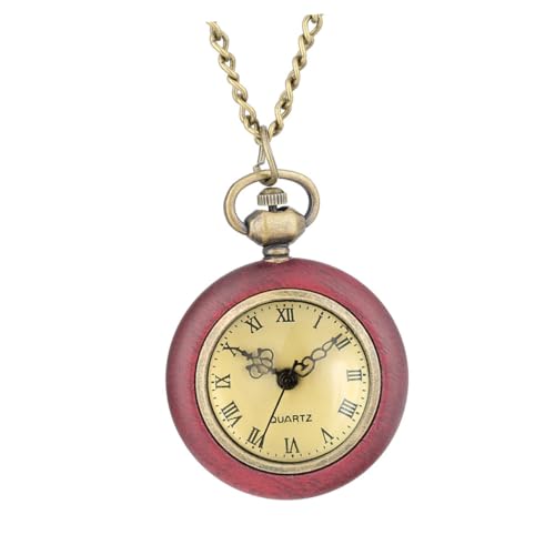Yardenfun Taschenuhr Mechanisch Handaufzug Mit Ziffernblatt Aus Quarzwerk Im Vintage-Look Für Männer Und Frauen Als Hängeuhr Oder Halsketten-taschenuhr von Yardenfun