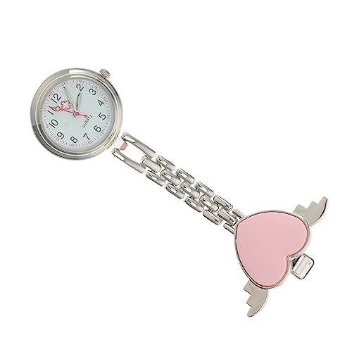 Yardenfun Taschenuhr Herz Design Mädchen Leuchtende Arbeiter Uhr von Yardenfun