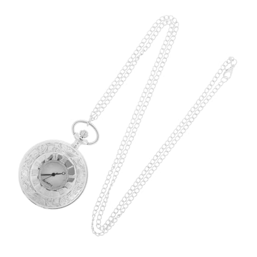 Yardenfun Vintage Pocket Watch Mit Römischen Ziffern Retro Design Antike Taschenuhr Stabilen Materialien Für Modebewusste Männer Und Frauen Kette von Yardenfun
