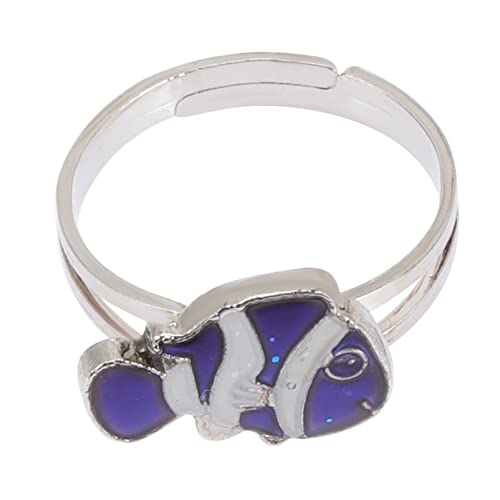Yardenfun Thermochromic Farbwechsel Finger Ring für Kreatives Cartoon Design Stimmungsring für Partys und Tägliches Tragen Farbenfrohes und Einzigartiges Schmuckstück von Yardenfun