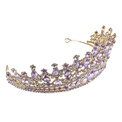 Yardenfun Tiara für Hochzeiten Geburtstagsfeiern Glänzendes Haarband mit Strasssteinen für Brautkleider Besondere Anlässe Vielseitig Einsetzbar Einfach von Yardenfun