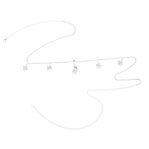 Yardenfun Bauchkette Mit Quaste Für Damen Verstellbare Taillenschmuck Aus Strasssteinen Bauchnabelkette Als Strand-accessoire von Yardenfun