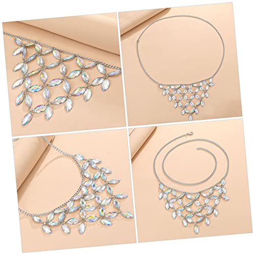 Yardenfun Verstellbare Taillenkette Damen mit Strasssteinen Boho Körperschmuck Eleganter Bauchkettengürtel für Kleider Körperkette als für Frauen und Mädchen von Yardenfun