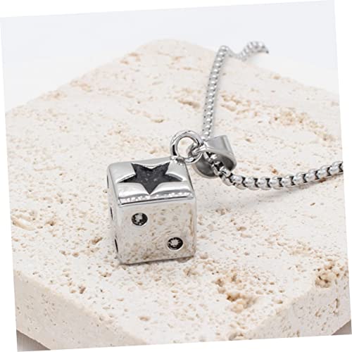 Yardenfun Kubanhalskette Aus Titanstahl Verstellbar Für Herren Und Damen Mit Anhänger Hautverträglich Für Verschiedene Anlässe von Yardenfun