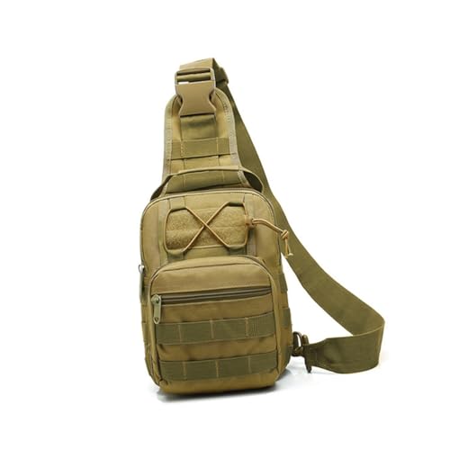 Yardenfun Wasserdichte Sling Chest Bag Unisex Verstellbar Atmungsaktiv Robust für Outdoor Wandern Camping Reisen Crossbody Schultertasche in Soil Color Yardenfun Wasserdichte Sling Chest Bag Unisex Verstellbar Atmungsaktiv Robust für Outdoor Wandern Camping Reisen Crossbody Schultertasche in Soil Color von Yardenfun