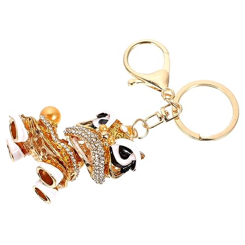 Yardenfun Eleganter Schlüsselanhänger im Löwen-Stil dekorativer Schlüsselanhänger für Autoschlüssel Metallanhänger von Yardenfun