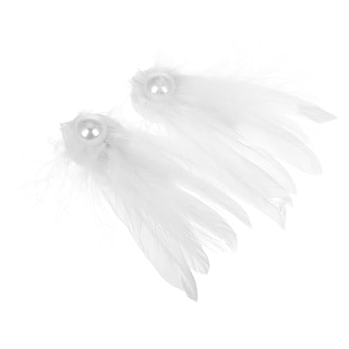 Yardenfun Kopfschmuck Für Weiße Schwäne Ballett-flapper-accessoires Mit Perlen Schwanenflügel Haarspangen Für Kostüme Frauen Mädchen Hochzeit Tanz von Yardenfun
