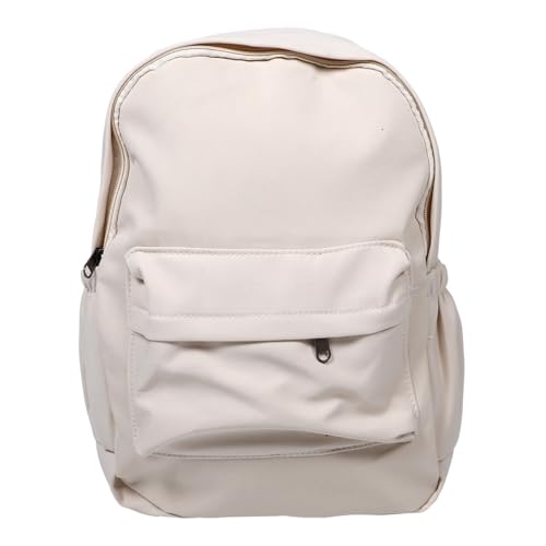 Yardenfun Weißer Schulrucksack Für Mädchen Geräumig Leicht Und Komfortabel Mit Mehreren Fächern Und Taschen Für Täglichen Gebrauch Und Reisen von Yardenfun