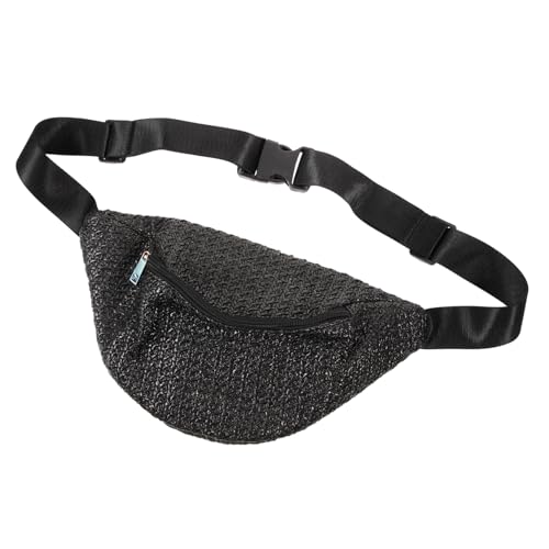 Yardenfun Woven Waist Bag für Damen Stylische Gürteltasche Kompakt und Leicht Vielseitig Einsetzbar für Partys Reisen und Täglichen Gebrauch als Bauchtasche oder von Yardenfun