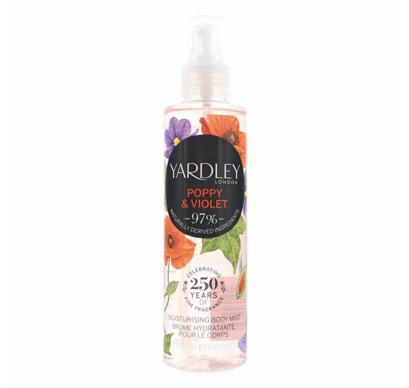 Yardley Körperspray Yardley Poppy and Violet Körperspray 200ml von Yardley