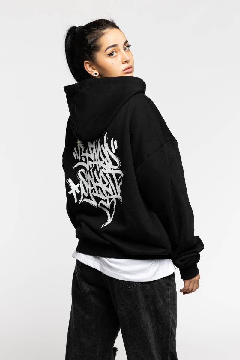 streetwear Graffiti Hoodie Yardspirit Black streetwear Graffiti Hoodie Yardspirit Black von YardspiritShop