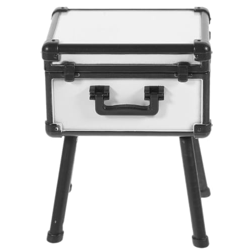 Yardwe Miniatur-Make-up-aufbewahrungsbox Für Puppenhaus Mit Mini-kosmetika Modell Für Puppenhaus Miniatur-kosmetikdekor Puppenhaus-Ornament Leicht Und Tragbar Exquisites Aussehen von Yardwe