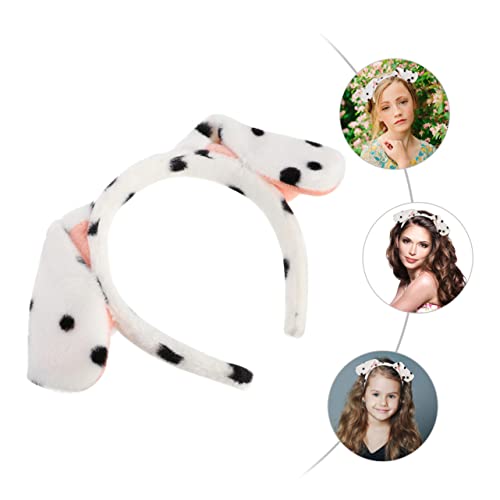 Yardwe 1 Stück Cartoon Hundehörner Haarreif aus Verstellbarer und Flexibler Cosplay Haarschmuck für Halloween und Partys für Erwachsene Verblassend und Formbeständig von Yardwe